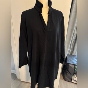 Black sweatshirt dress XL